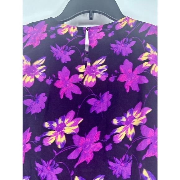 Maje Rosamar Ruched Long Sleeve Floral Mini Dress - Picture 9 of 11